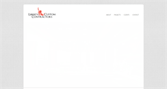 Desktop Screenshot of libertycustomcontractors.com