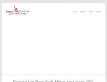 Tablet Screenshot of libertycustomcontractors.com